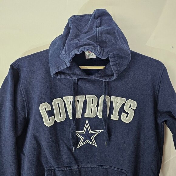 Dallas Cowboys Hoodie Mens M Blue NFL Team Apparel Pullover Football - Picture 6 of 11